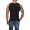 2 Stück Herren Unterhemd Männer Unterwäsche Baumwolle;  Schwarz/3XL