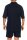 Herren Pyjama Short & Tshirt Schlaf-Anzug; Navy M