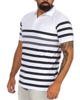 Herren Polo Shirt mit Brusttasche Kurz-Arm,  Weiß M