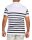 Herren Poloshirt Gestreift – Kurzarm, Klassisches Design, M L XL 2XL