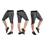 Herren Shorts Kurzehose Sport Fitness Training Freizeit Sommer; Dunkel-Grau XXL