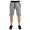 Herren Shorts Kurzehose Sport Fitness Training Freizeit Sommer; Hell-Grau XL