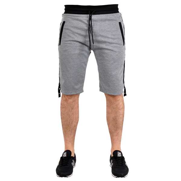 Herren Shorts Kurzehose Sport Fitness Training Freizeit Sommer; Hell-Grau L