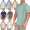 Herren Polo-Shirt mit Brusttasche Kurz-Arm, M L XL 2XL