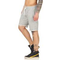 Herren Shorts Kurzehose Sport Fitness Training Freizeit Sommer Grau S
