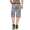 Herren Jungen Kurze Hosen Bermuda Shorts Karo mit Gürtel; Model 6 30