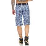 Herren Jungen Kurze Hosen Bermuda Shorts Karo mit Gürtel; Model 5-33