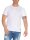 Herren T-Shirt Basic Aufdruck; Weiß M