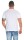 Herren T-Shirt Basic Aufdruck; Weiß S