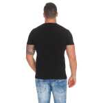 Herren T-Shirt Totenkopf Skull Vintage Aufdruck Biker Tatoo;  Schwarz M