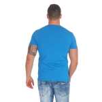 Herren T-Shirt Vintage Aufdruck Since 1973 Biker Motor Cycle; Blau M