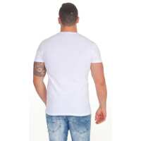 Herren T-Shirt Vintage Aufdruck Since 1973 Biker Motor Cycle; Weiß S