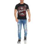 Herren T-Shirt Vintage Aufdruck Since 1973 Biker Motor Cycle; Schwarz XXXL
