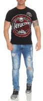 Herren T-Shirt Vintage Aufdruck Since 1973 Biker Motor Cycle; Schwarz L