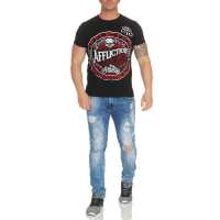 Herren T-Shirt Vintage Aufdruck Since 1973 Biker Motor Cycle; Schwarz M