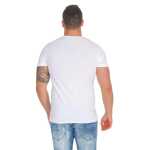 T-Shirt 3D OptikTotenkopf Skullt; Weiß S