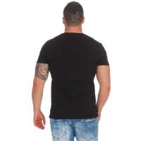 T-Shirt 3D OptikTotenkopf Skullt; Schwarz XXL