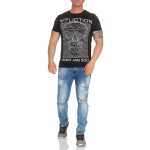T-Shirt 3D OptikTotenkopf Skullt; Schwarz XL