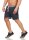 Herren Shorts Kurzehose Sport Fitness Training; Anthrazit M