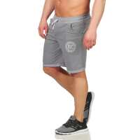 Herren Shorts Kurzehose Sport Fitness Training; Grau XL