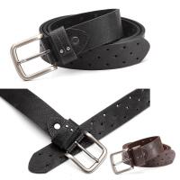 Herren Gürtel Braun Schwarz Breiter Gürtel;