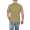 Herren T-Shirt mit Druck Slim Fit; Olive S