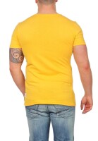 Herren T-Shirt mit Druck Slim Fit; Orange S