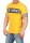 Herren T-Shirt mit Druck Slim Fit; Orange S