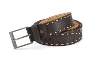 Herren Gürtel Braun Schwarz Breiter-Gürtel;
