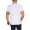 Herren T-Shirt Muster, Druck verschiedene modelle Slim Fit Sommer Baumwolle 5382 Weiß XXL