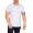 Herren T-Shirt Muster, Druck verschiedene modelle Slim Fit Sommer Baumwolle 5382 Weiß L