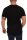 Herren T-Shirt Muster, Druck verschiedene modelle Slim Fit Sommer Baumwolle 5246 Schwarz L