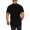 Herren T-Shirt Muster, Druck verschiedene modelle Slim Fit Sommer Baumwolle 5246 Schwarz M
