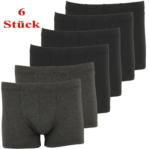 6x Herren Boxershorts Unterwäsche Unterhosen Baumwolle; 6 er Pack/S / 4