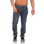 Herren Jeans Denim Hose Röhrenjeans Slim Fit ;
