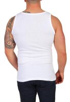 2 Stück Herren Unterhemd Männer Unterwäsche Baumwolle;  Weiß/3XL