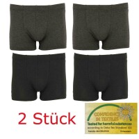 Herren Unterhose Boxershorts mit Dehnbund – Bequeme Unterwäsche für Männer im 2er Set Gr. S M L XL 2XL