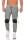Herren Cargo Jogginghose Freizeithose Sportlich Design Jogger Hellgrau-Gelb 2XL