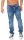 Herren Jeans Denim Hose Doppelnaht Stretch;