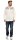 Herren Polo Shirt Langarm Baumwolle Longsleeve mit Brusttaschen; Ecru M/50