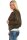 Damen Bomberjacke Flieger Pilotenjacke Biker; Khaki XS