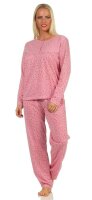 Damen Pyjama lang zweiteiliger Schlafanzug mit Muster,...