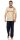 Herren Sommer Pyjama Lange Schlafhose V- T-shirt; Beige M