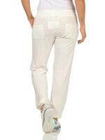 Damen Trainingshose Jogging Sport Jogger Fitness Hose Freizeit, Ecru