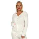 Damen Sweatshirt Hoodie Langarmshirt – mit Kapuze und Kängurutasche oder Reißverschluss
