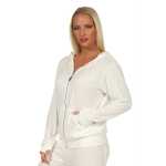 Damen Sweatshirt Hoodie Langarmshirt – mit Kapuze und Kängurutasche oder Reißverschluss