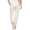 Damen Trainingshose Jogging Sport Jogger Fitness Hose Freizeit, Ecru S