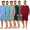 Herren Nachthemd langarm Sleepshirt; M L XL 2XL