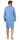 Herren Nachthemd langarm Sleepshirt; Blau XL