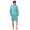 Herren Nachthemd langarm Sleepshirt; Mintgrün M